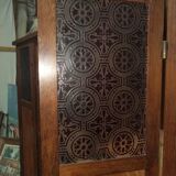Library in wenge, ash and pine around 1930