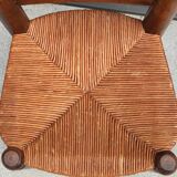 Old small straw chair