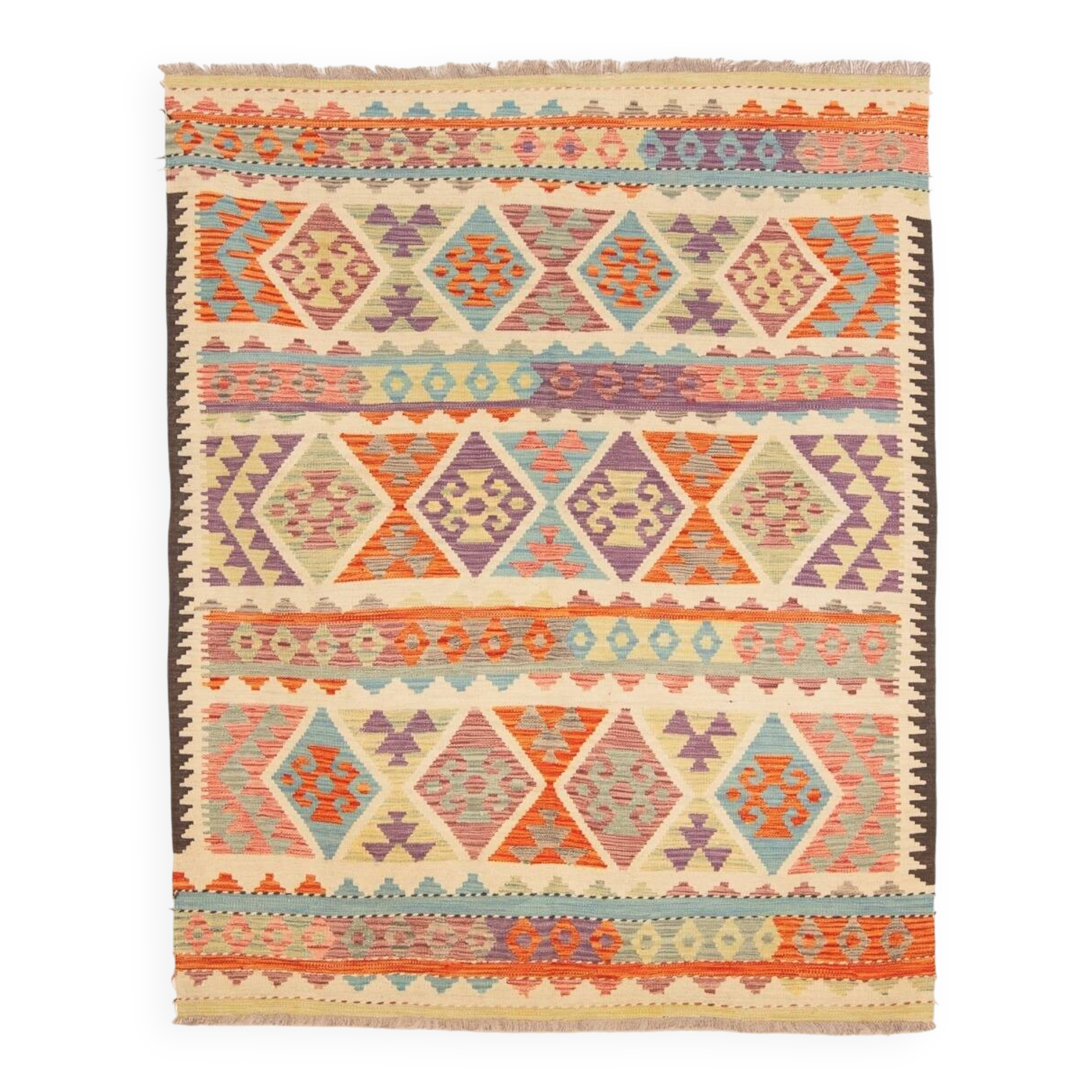 Kilim afghan pachtoune 195 x 158 cm