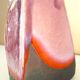 Raku ceramic vase, brutalist, gilded, design by Tony Evans