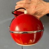 Red space-age eyeball wall lamp