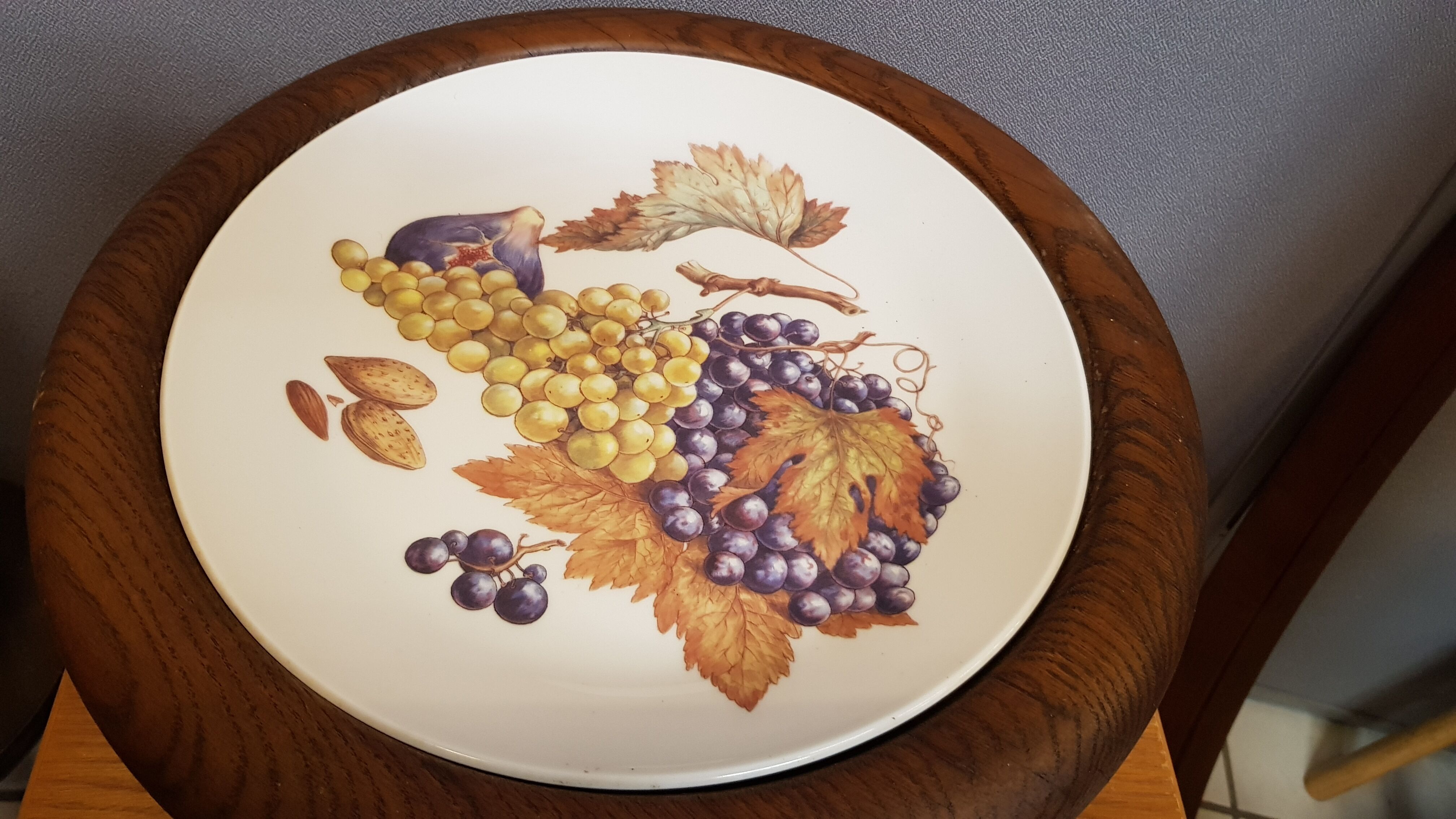 Coupe a fruits en bois de chêne