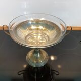 Art Deco brass cup and engraved cup