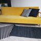 Banquette scandinave velours