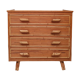 Commode en rotin années 60-70