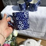 Burleigh Blue Calico Mug