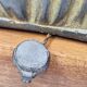 Bust of Homer in patinated plaster on wooden base, 21 cm