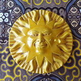 Glazed ceramic sun