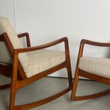 Rocking chair by Ole Wanscher for France&Son, Denmark