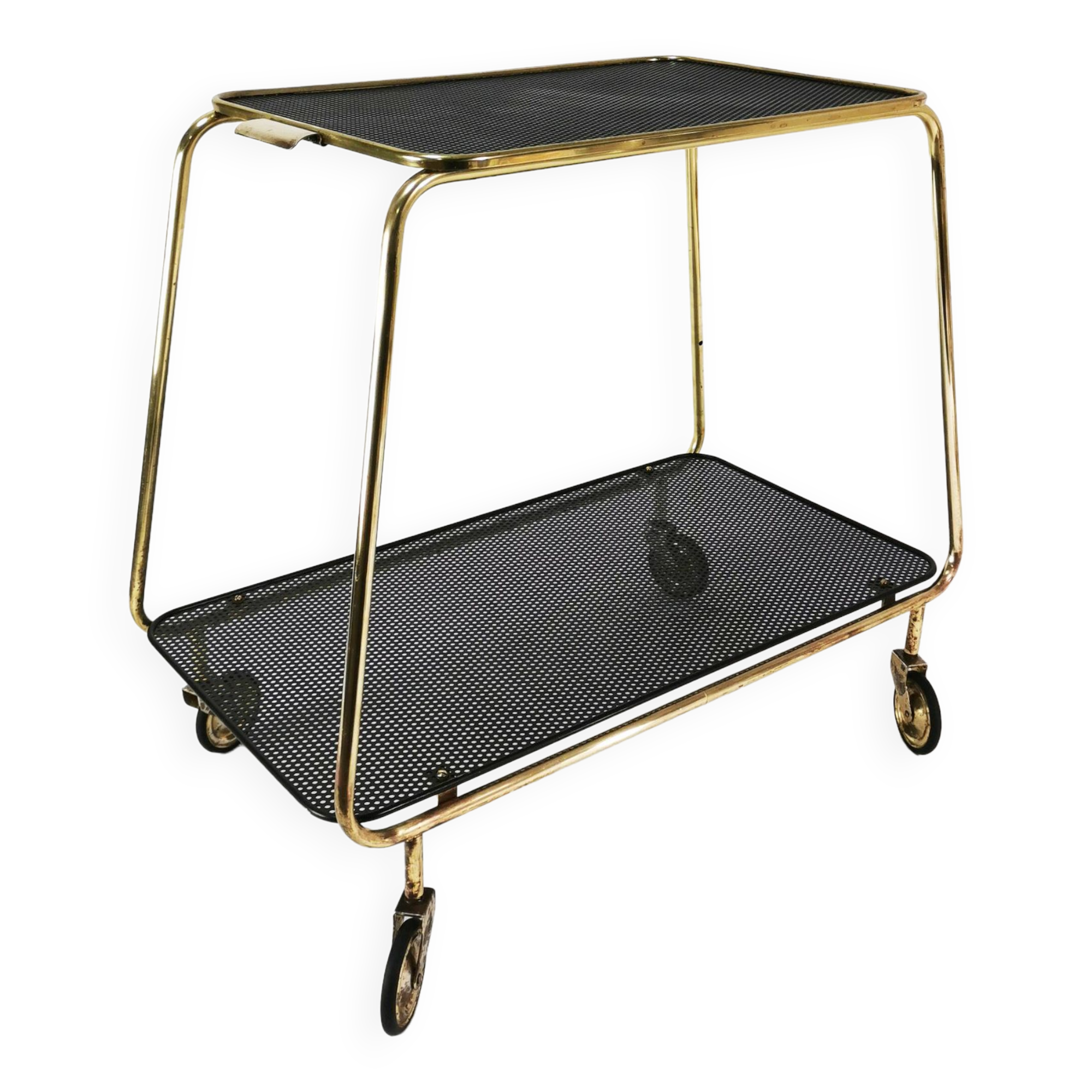 Art Deco openwork mobile bar, Denmark, 1950s.