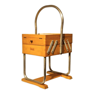 Travailleuse en bois & métal,
