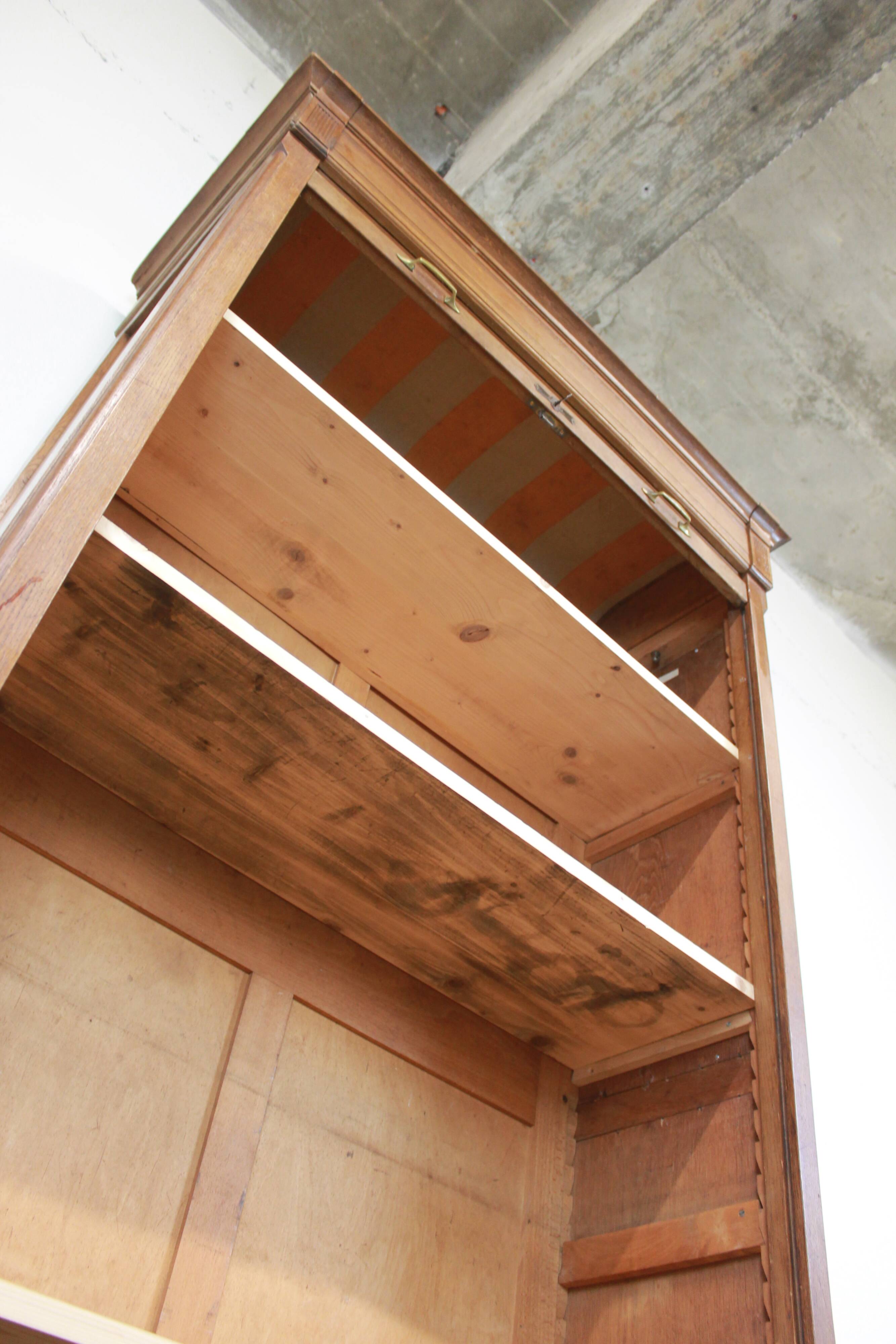 Large curtain filing cabinet