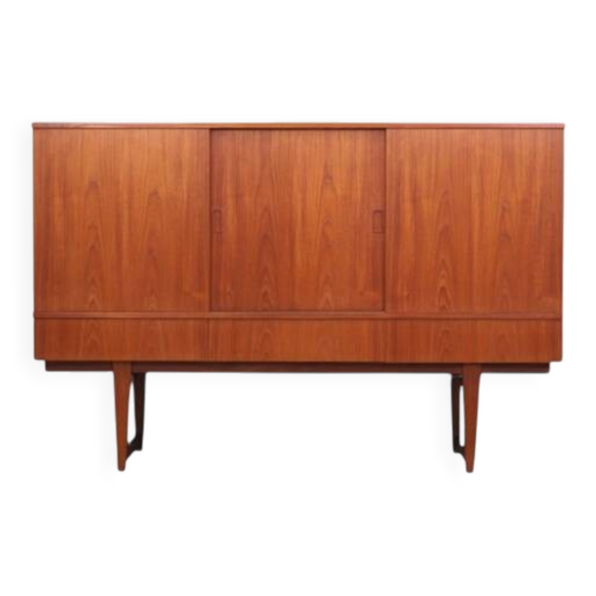 Teak highboard, Danish design, 1960s, production: Denmark