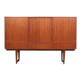 Teak highboard, Danish design, 1960s, production: Denmark