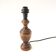 Pied de lampe de chevet bois tourné