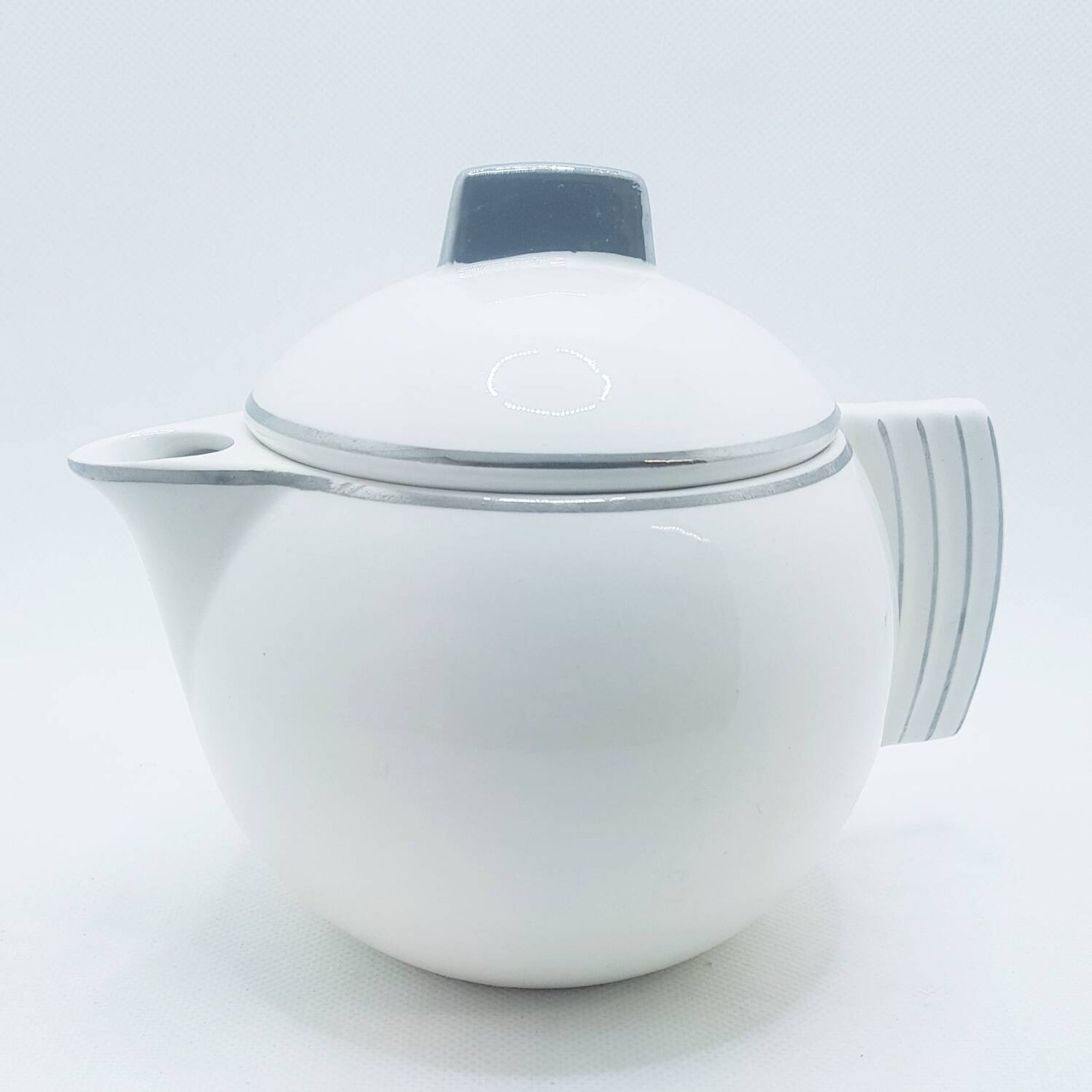 Théière art déco Badonviller