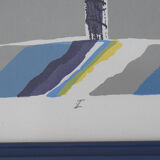 Vintern, Color Lithograph by Knut Grane, 1991