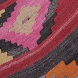 Vintage Turkish rug from Oushak, hand-woven 78x642 cm