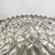 Vintage round molded glass ceiling light