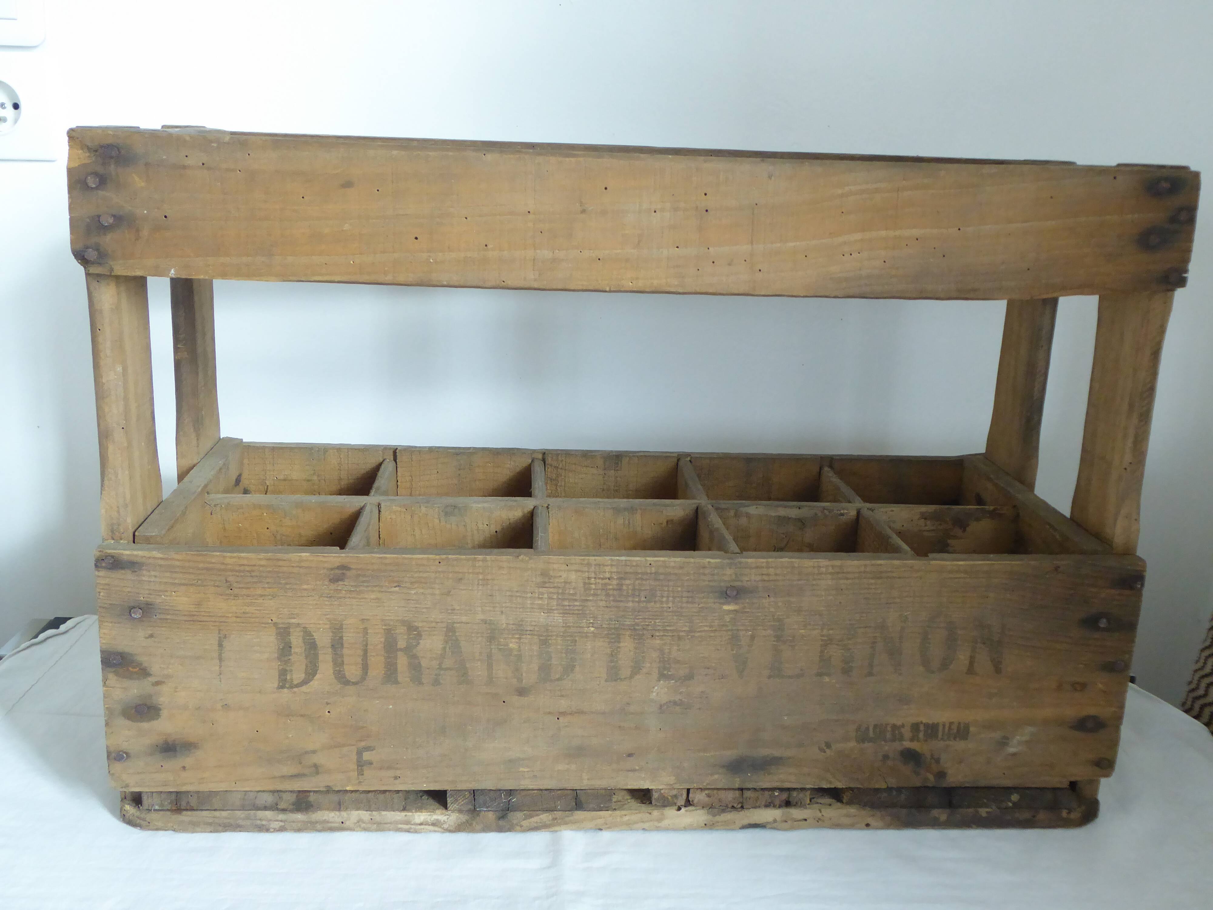 Wooden bottle locker