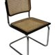 Cesca chair b32 model in chrome and black by Marcel Breuer