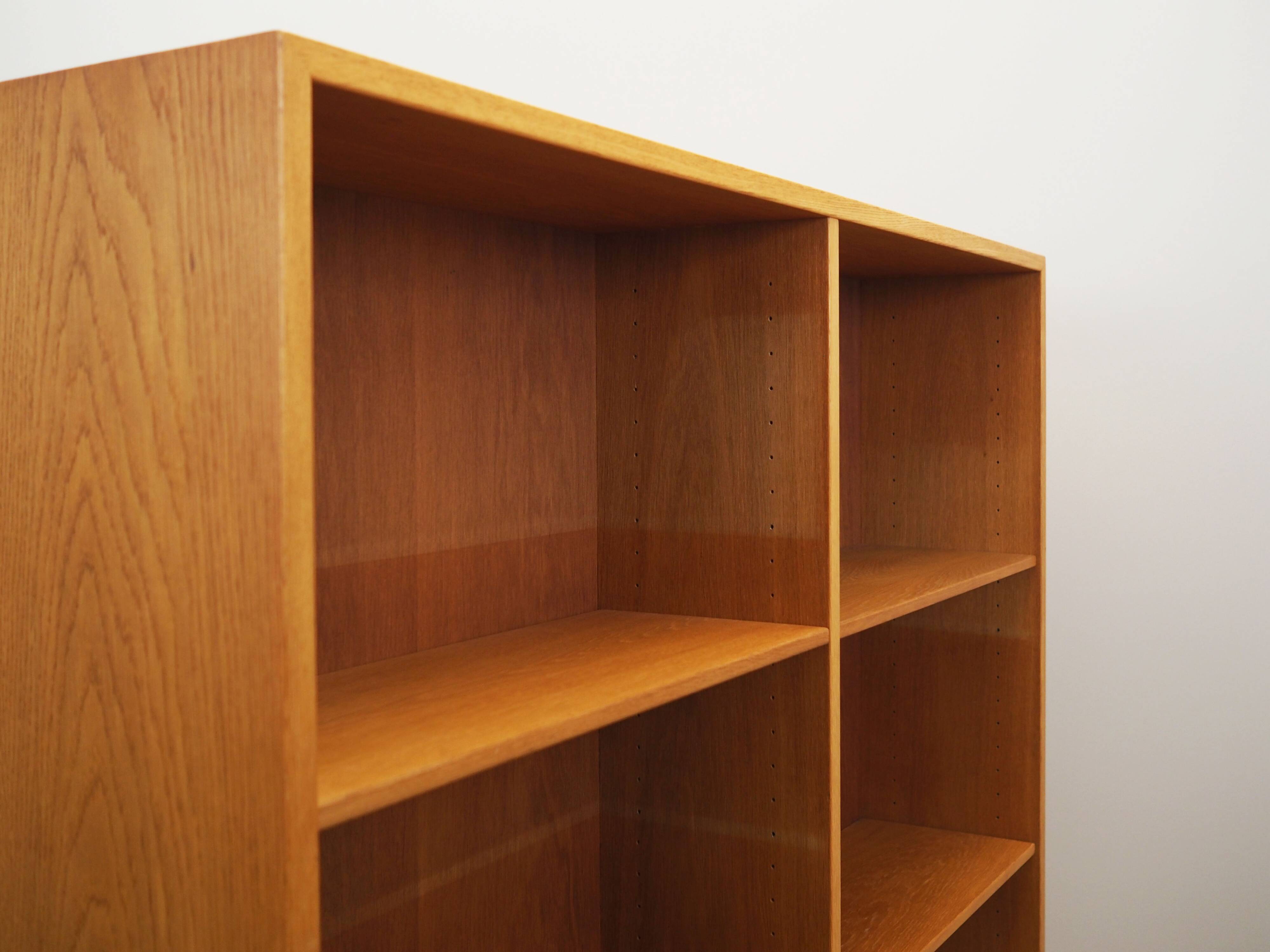 Ash bookcase, Scandinavian design, 1960s, designer: Børge Mogensen, manufac
