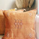 Sabra cushion cover cactus silk orange terracotta