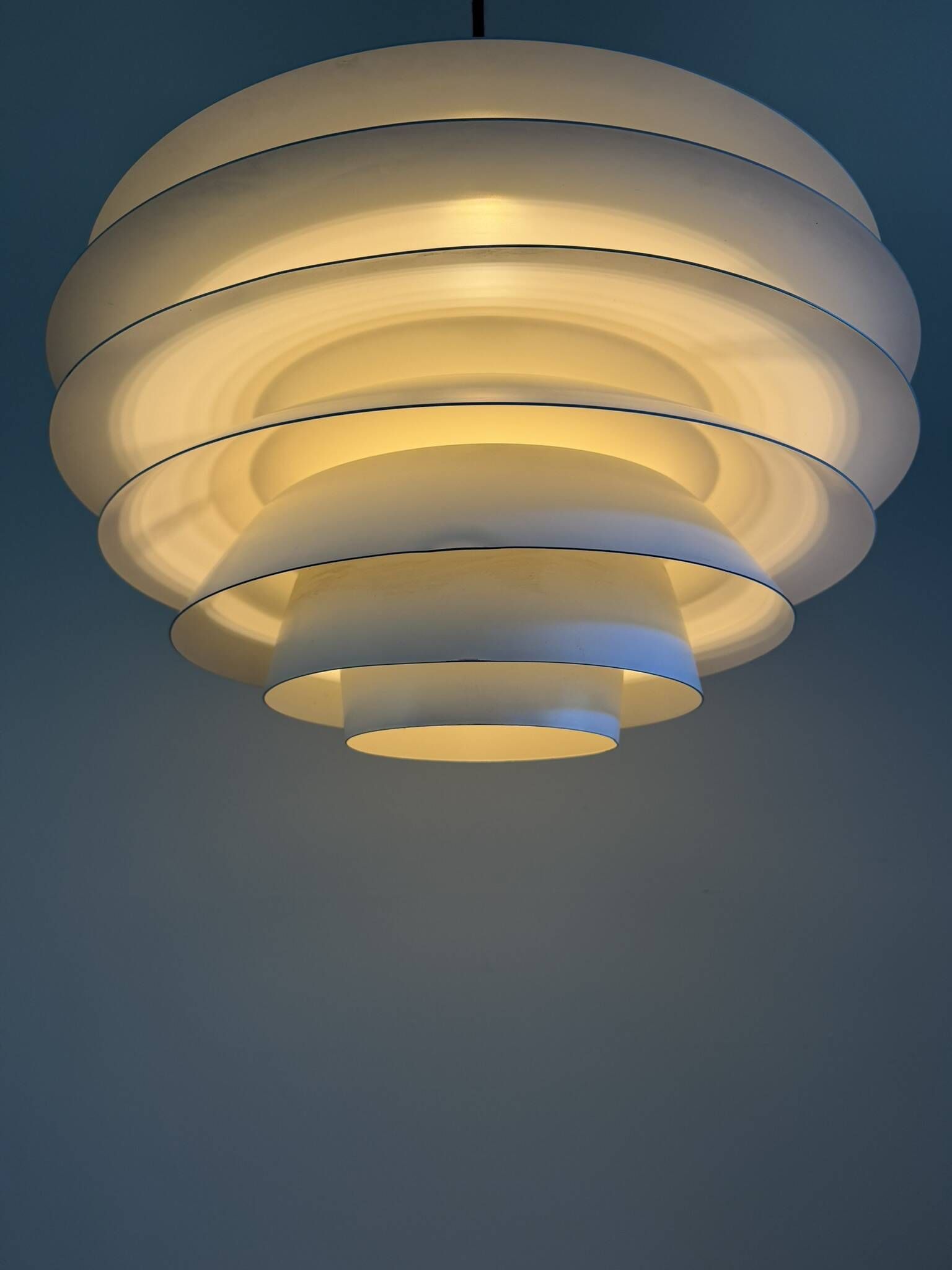 Vintage LYFA Verona - Sven Middelboe - 7 shades version - Danish design lamp