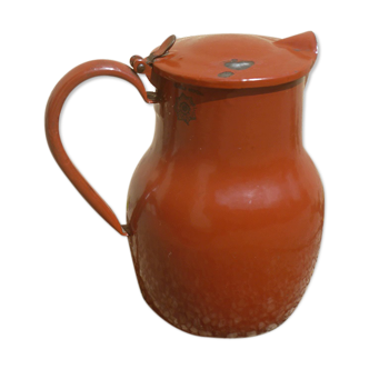 Enamelled canvas pitcher