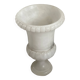 Vintage alabaster lamp on square base - decorative object