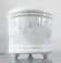 Vintage tripod cache-pot in glazed earthenware with a bubble decoration.