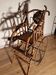 Drag chair curved wood and wicker XIXth