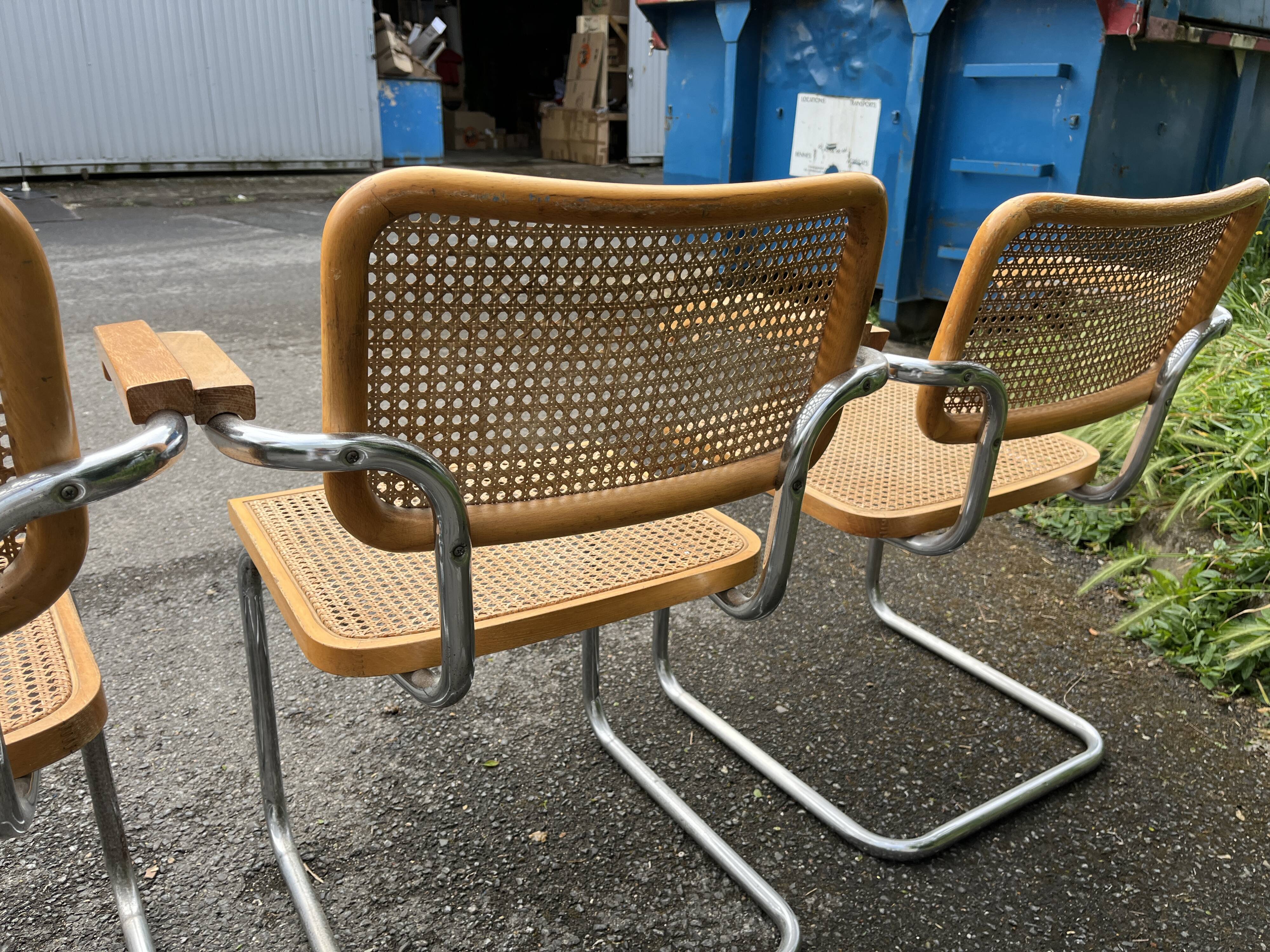 Marcel Breuer first edition armchairs