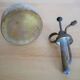 Brass oil can