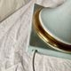 Old large porcelain lamp base - cashmere decor