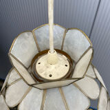 Mother-of-pearl and brass suspension