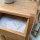 Commode vintage en bois clair