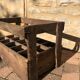 Wooden crate-bottle storage
