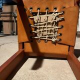 1 lot of 6 chairs by Pierre Chapo