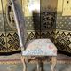 Suite de 6 chaises de style Louis XIII, os de mouton