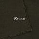 Coussin long en lin brut brun