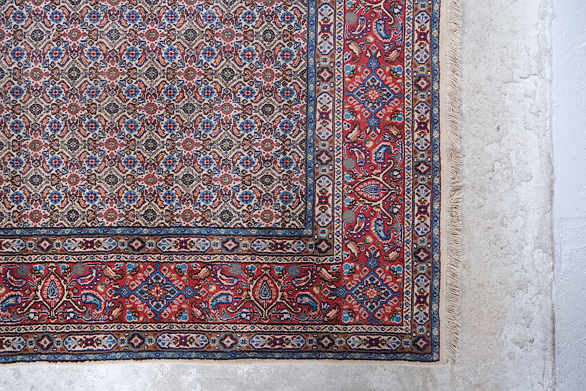 Hand Made Persian Wool Carpet, 1960's
