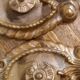 Lot de porte verre en laiton