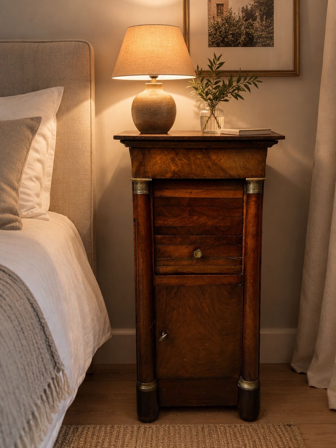 Empire bedside table