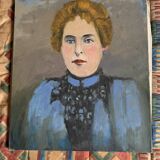 Painting - portrait woman