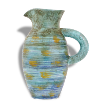 Important pitcher Robert Dupanier in Vallauris vintage 50's 50s ceramic
