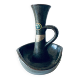 Stoneware candle holder