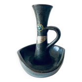 Stoneware candle holder