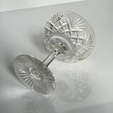 5 Saint-Louis “Gavarni” crystal champagne glasses, early 20th century