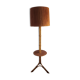 Lampadaire rotin corde vintage